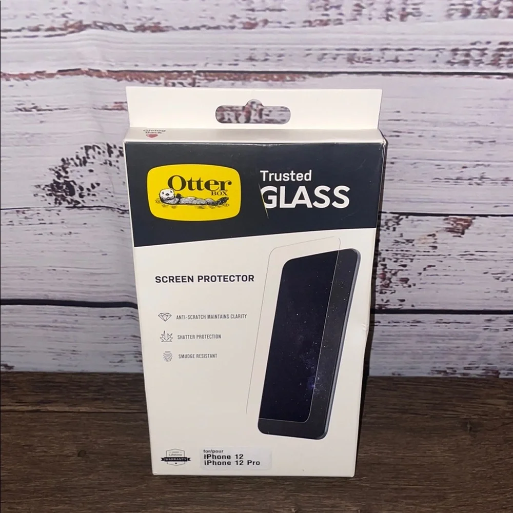 OtterBox Trusted Glass Screen Protector for iPhone 12/ 12 Pro